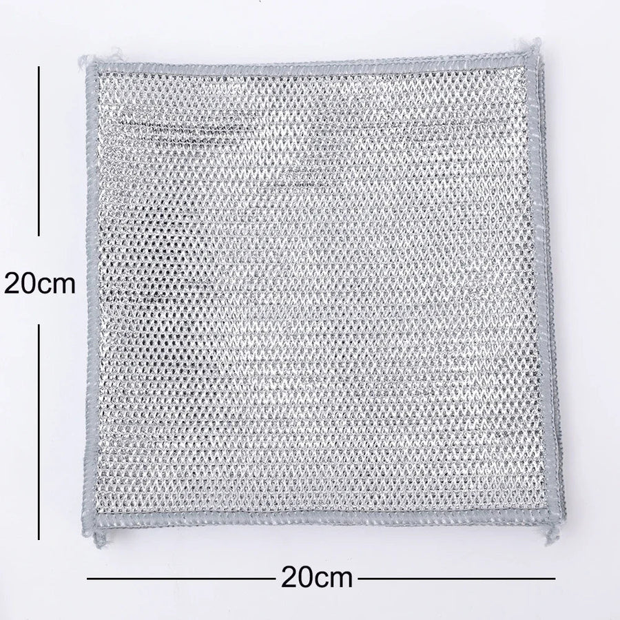 Non-Stick Iron Wipe Double Layer Wire Cleaning Cloth - Image 4