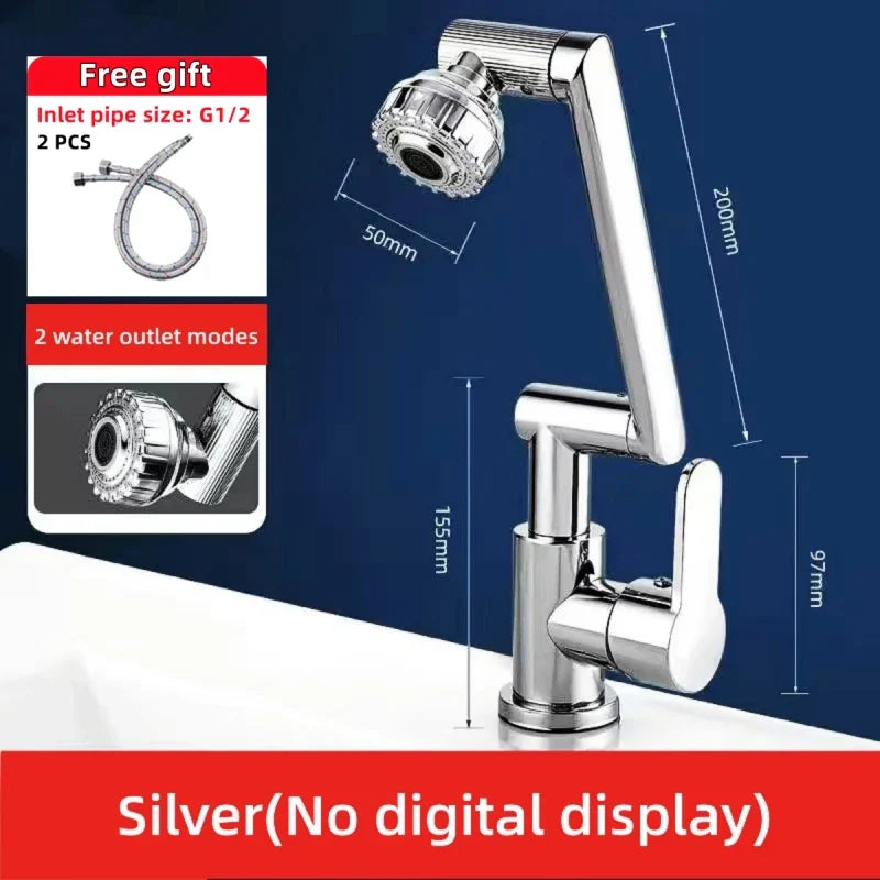 Digital Display Rotatable Japanese Style Bathroom Faucet - Image 6