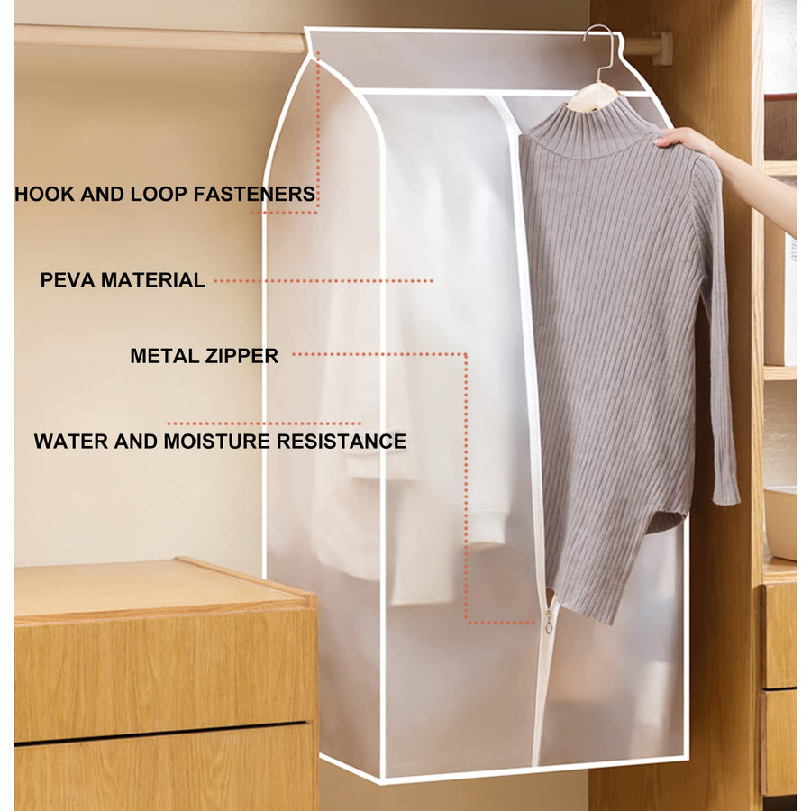Home Organizer Dust Cover Clothes Storage Wardrobe Bag - Image 4