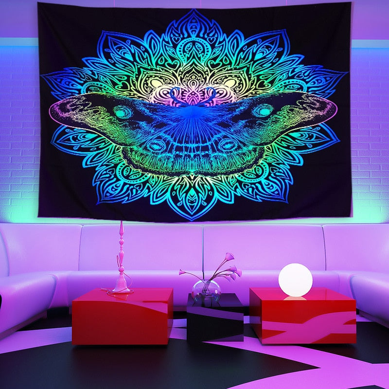 Colorful Glowing Luminous Tapestry - Image 4