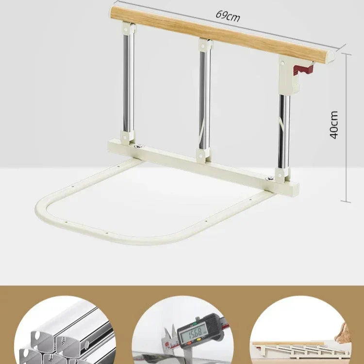 Sleep Guard Elderly Assist Anti-fall Foldable Bed Rail Barrier - Image 7