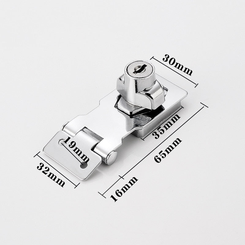Cabinet Secure Stainless Steel Heavy Duty Drawer Lock - Image 6