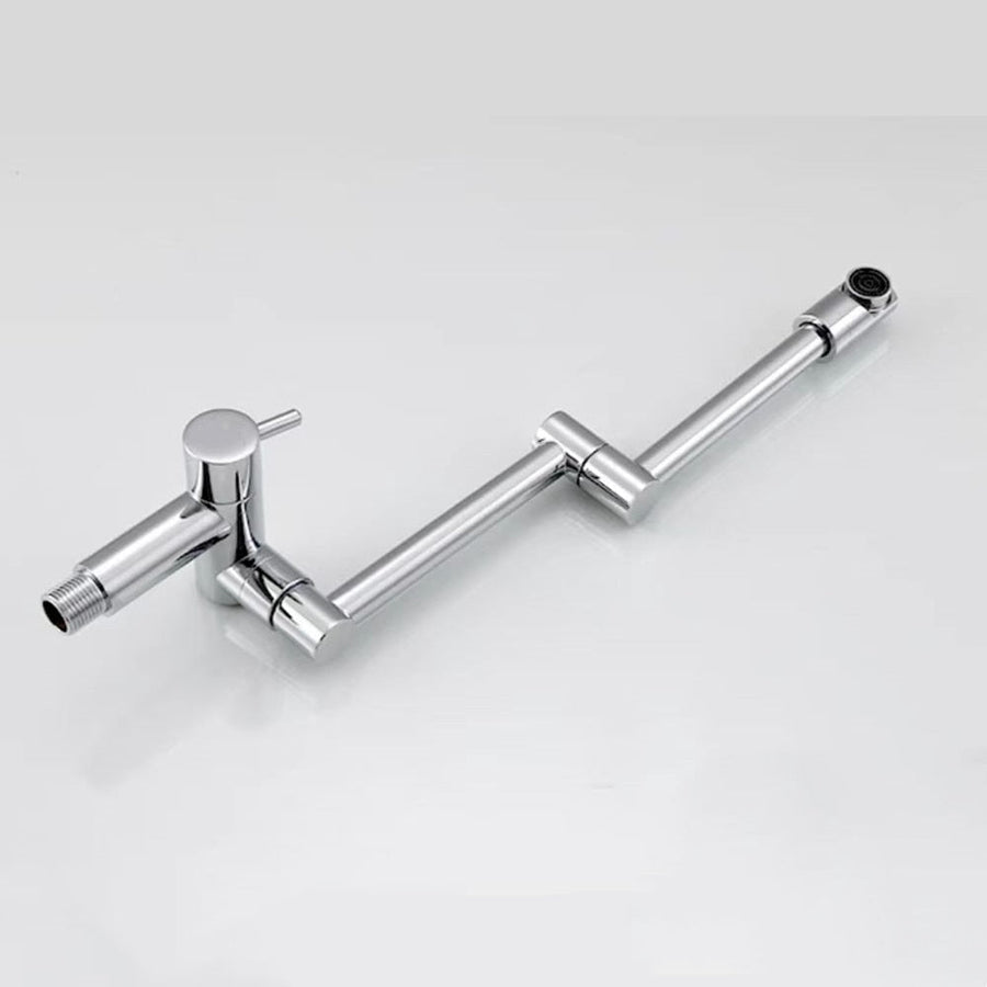 Wall-Mounted Folding Chrome Pot Filler Faucet - Image 12