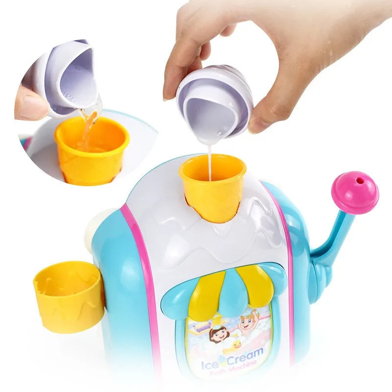 Ice Cream Bubble Foam Maker Bath Toy - Image 4
