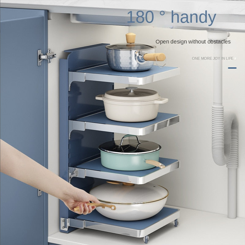 Multi-Layer Smart Sorter Kitchen Storage Rack - Image 1