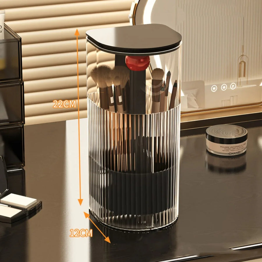 Rise & Glam Automatic Makeup Brush Storage Holder
