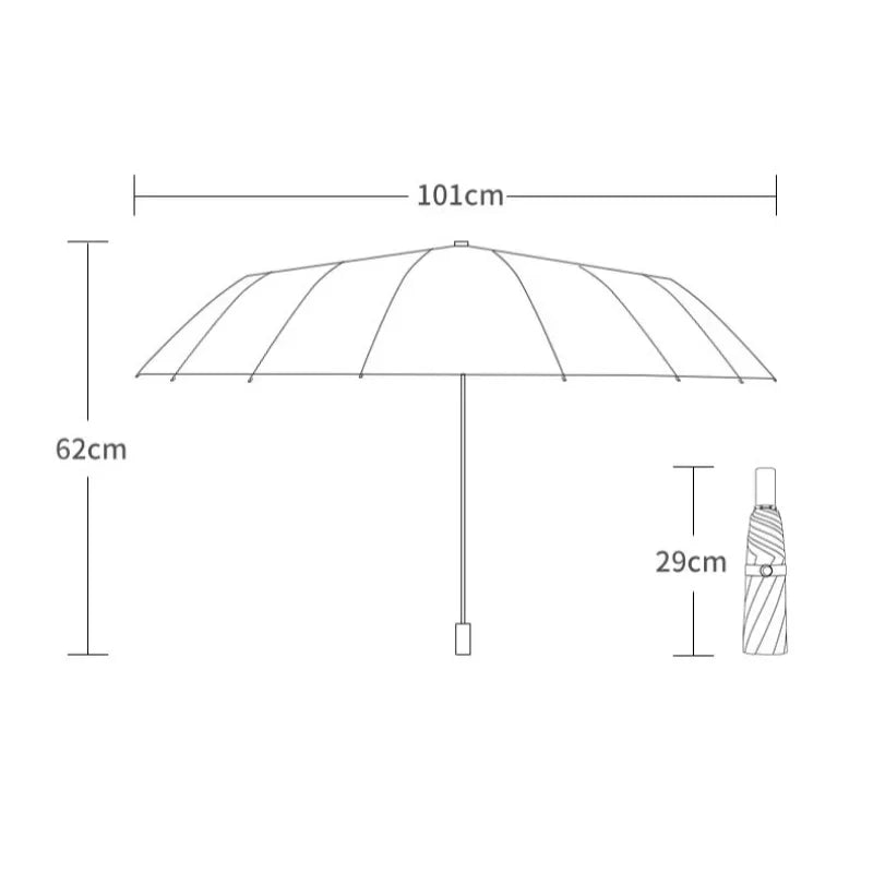 Handmade Bamboo Calligraphy Umbrella - Image 3