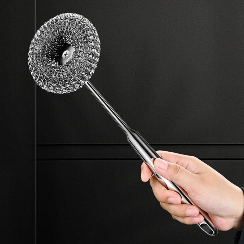 Stainless Steel Pan Scrubber - Image 1