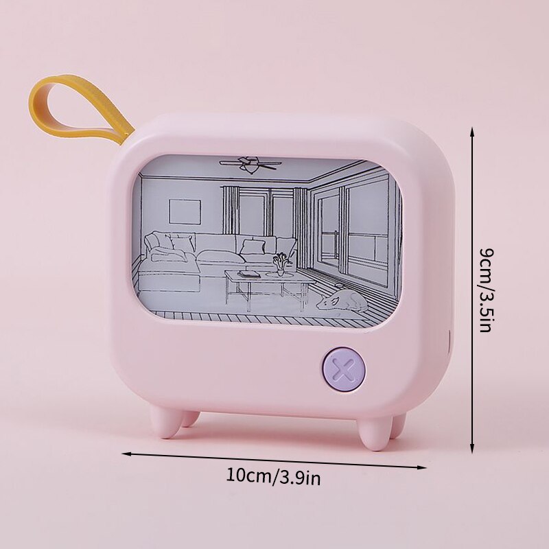 Mini Art TV Painting Decor Night Lamp - Image 8