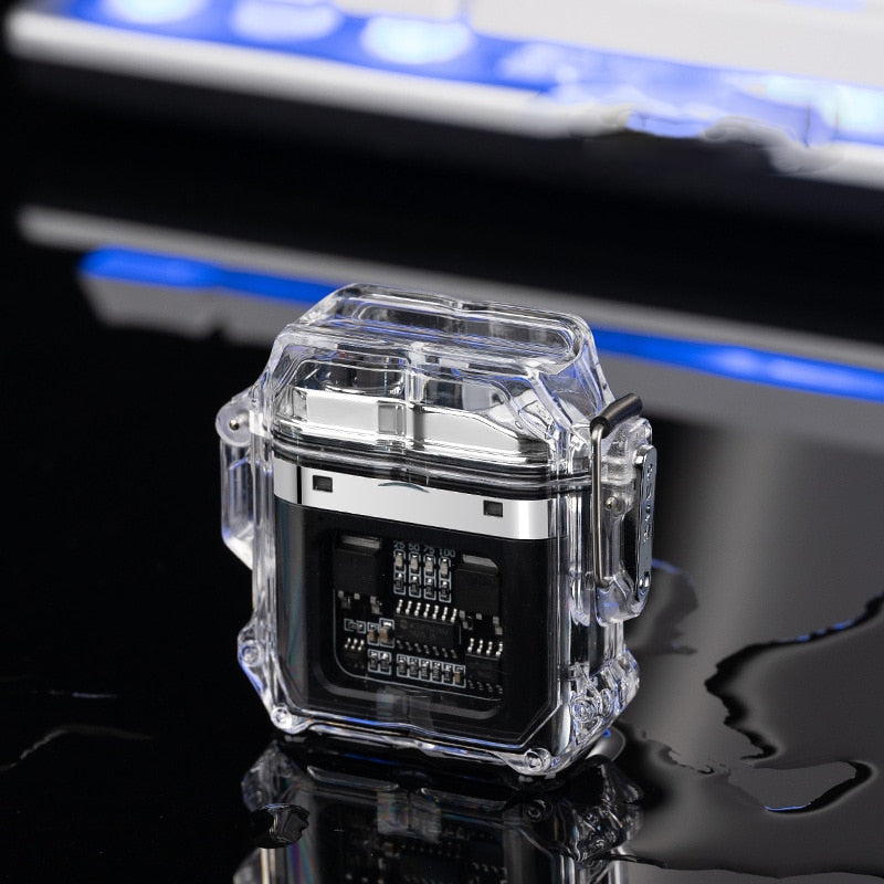 Prismatic Rainbow Windproof Double Arc Lighter - Image 7