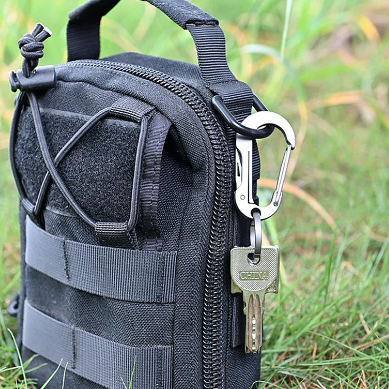 Titanium Alloy EDC Multi-Tool Keychain Knife - Image 4