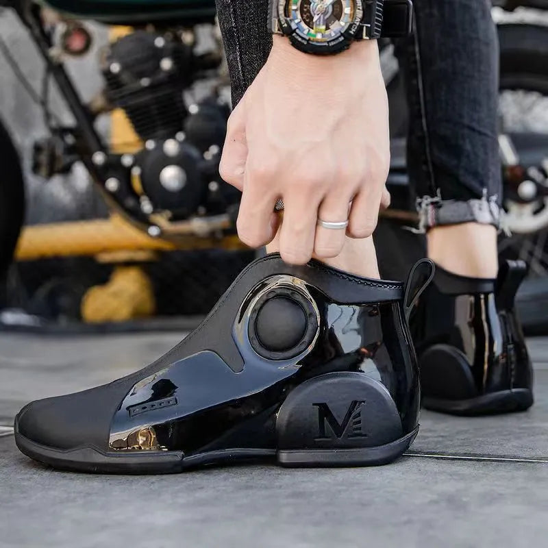 Cyberpunk Anti-Slip Rubber Rain Boots - Image 1