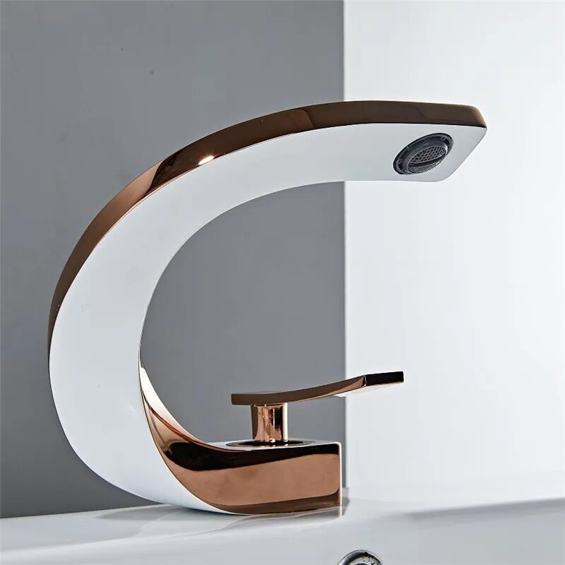 Nordic Arch Artistic Deck Mounted Faucet - Image 1