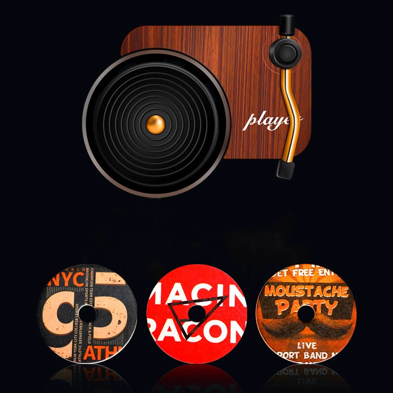 Record Player Car Air Freshener - Image 5
