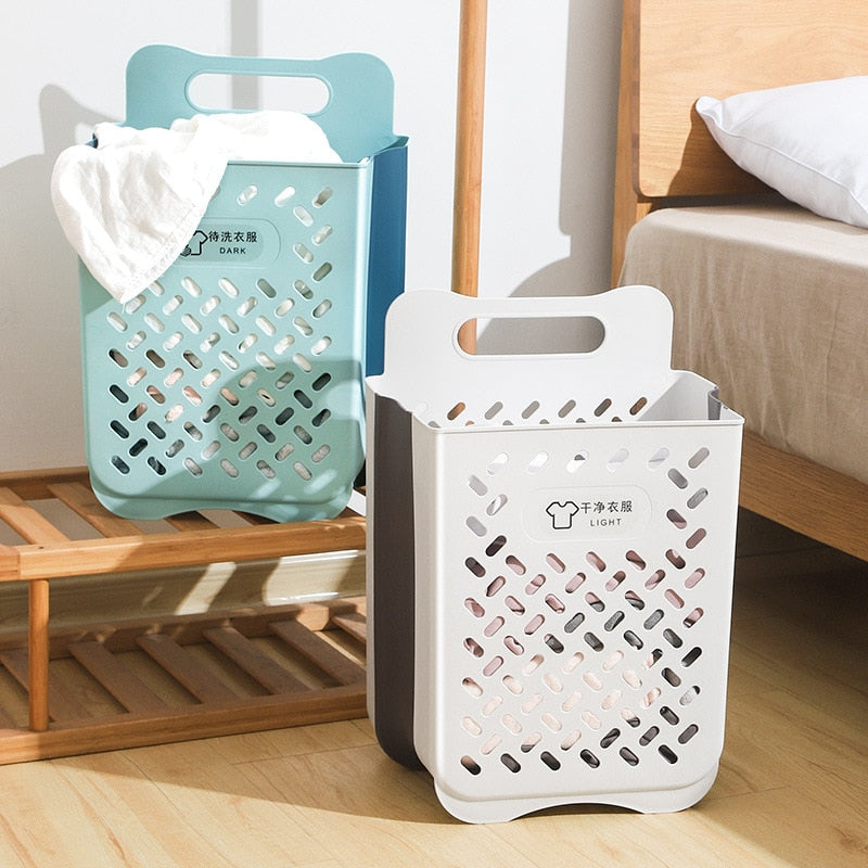 Hangable Foldable Laundry Basket - Image 6