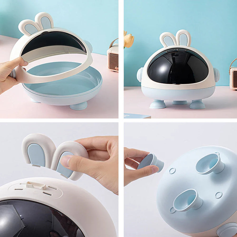Mini Rabbit Desktop Storage Trash Bin - Image 8