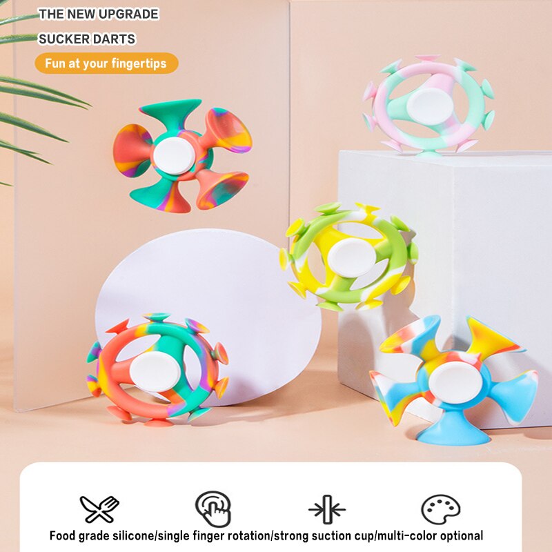 Anti-stress Silicone Colorful Hand Spinner - Image 5