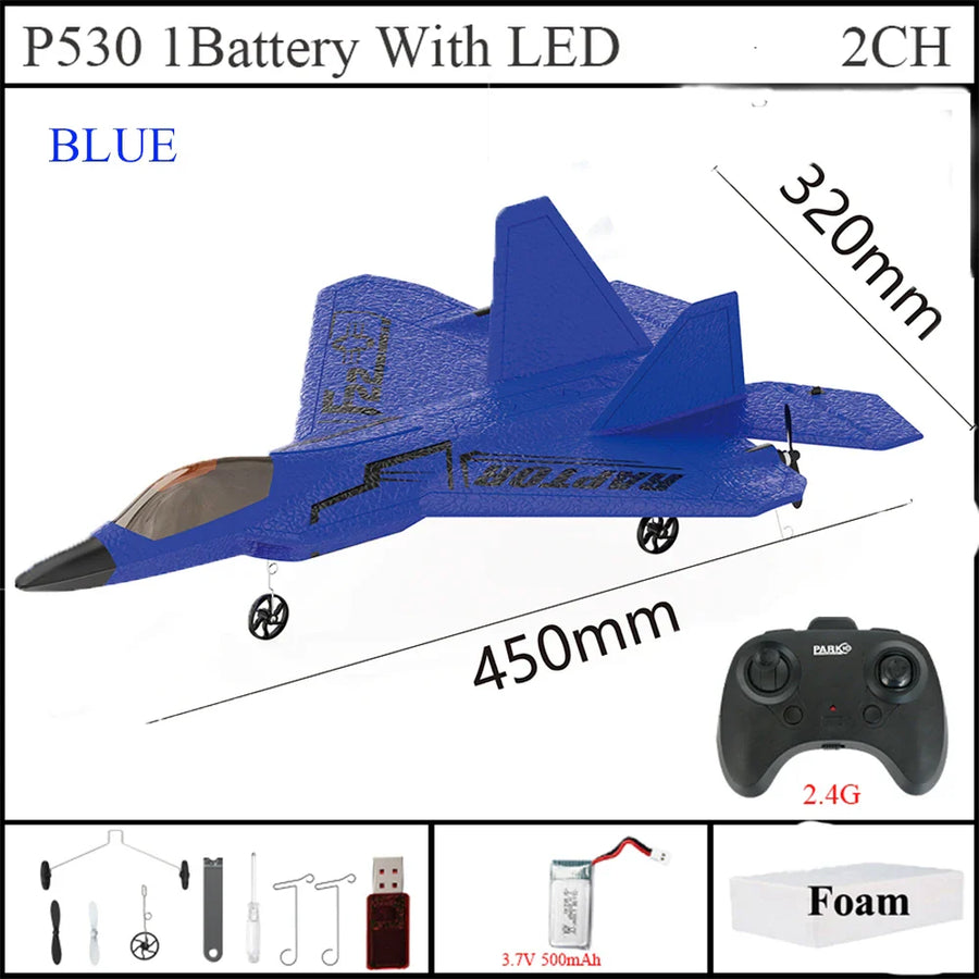 Storm Hawk Ultra Bright LED Foam Jet Fighter - Image 7