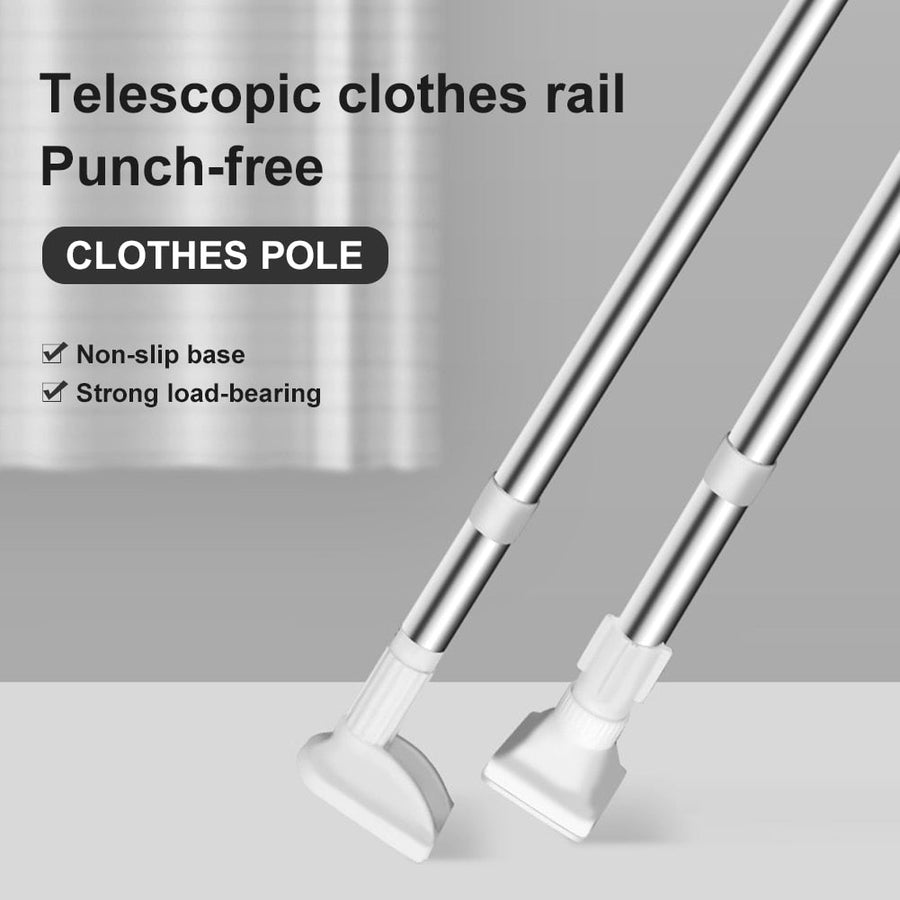 Space Saver Adjustable Telescopic Clothes Hanger Rod - Image 1