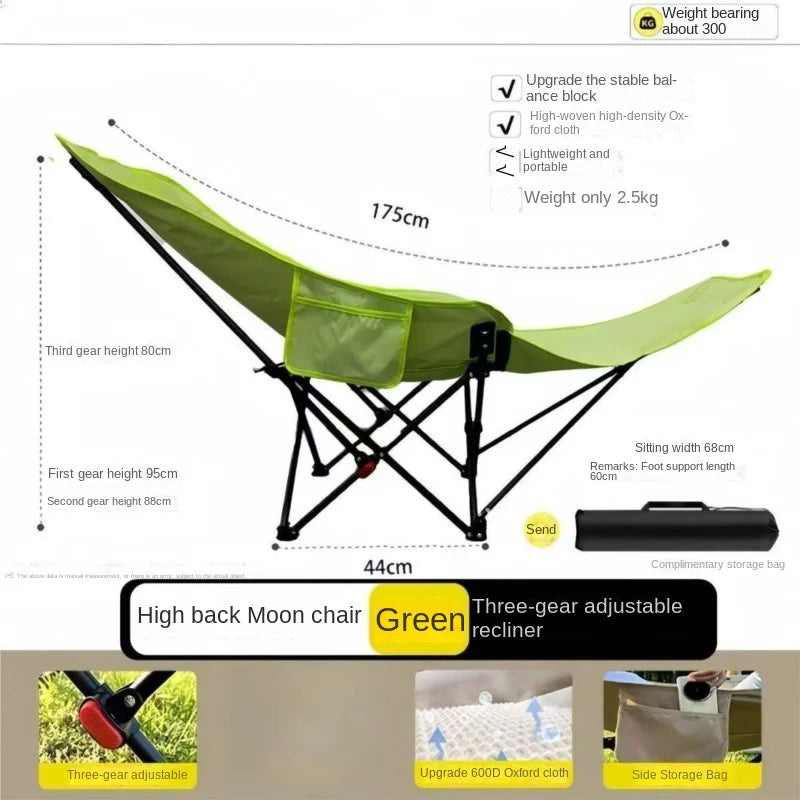 Relax Everywhere Reclining Outdoor Lounge Camping Chair - Image 8