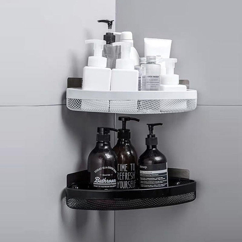 Corner Frame Bathroom Shower Organizer Shelf - Image 2