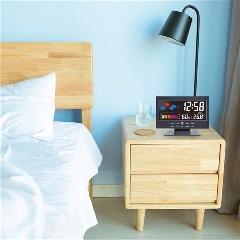 Alarm Pro LCD Weather Station Clock - Image 2