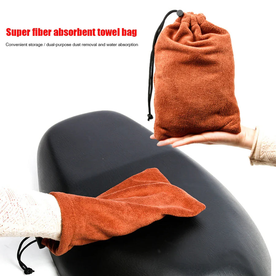 Ultra Stretch Fit Leather Motorcycle Seat Cover - Image 3