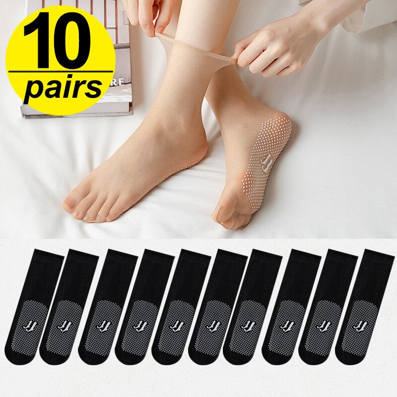 Summer Type Breathable Ultra-thin Silk Women Socks - Image 7