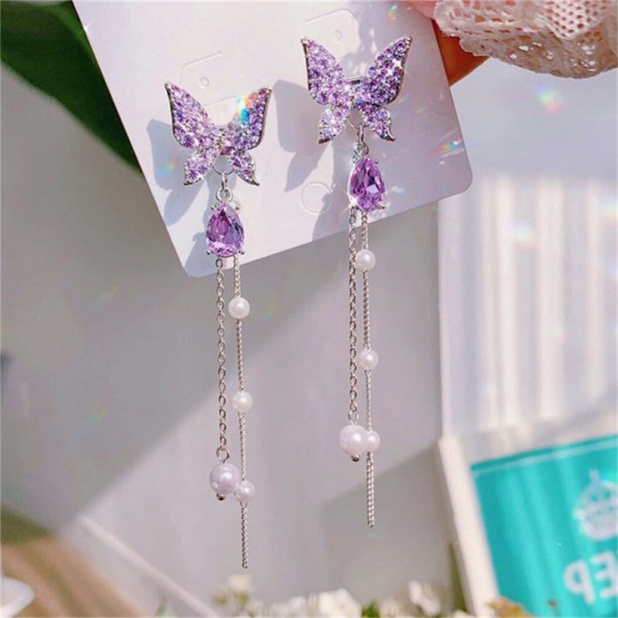 Radiance of Nature Butterfly Earrings - Image 3