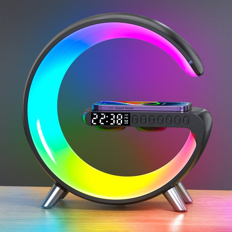 Smart Aurora Wireless Charger Bluetooth Speaker - Image 1