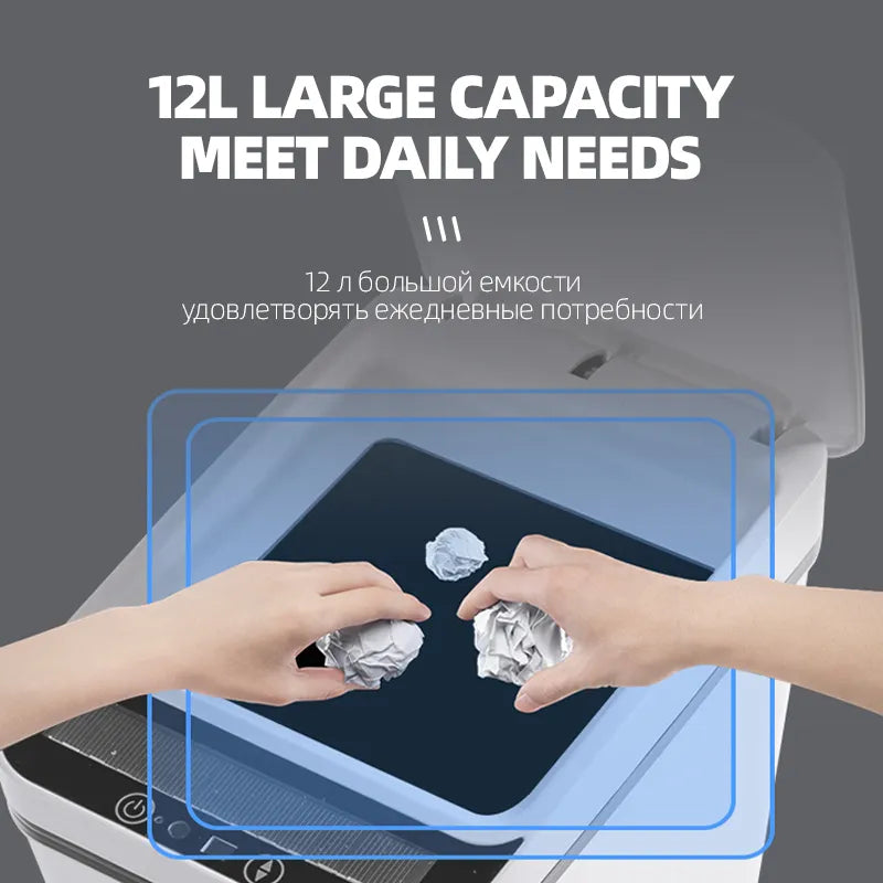 Waterproof Smart Wave Sensor Automatic Trash Can - Image 4