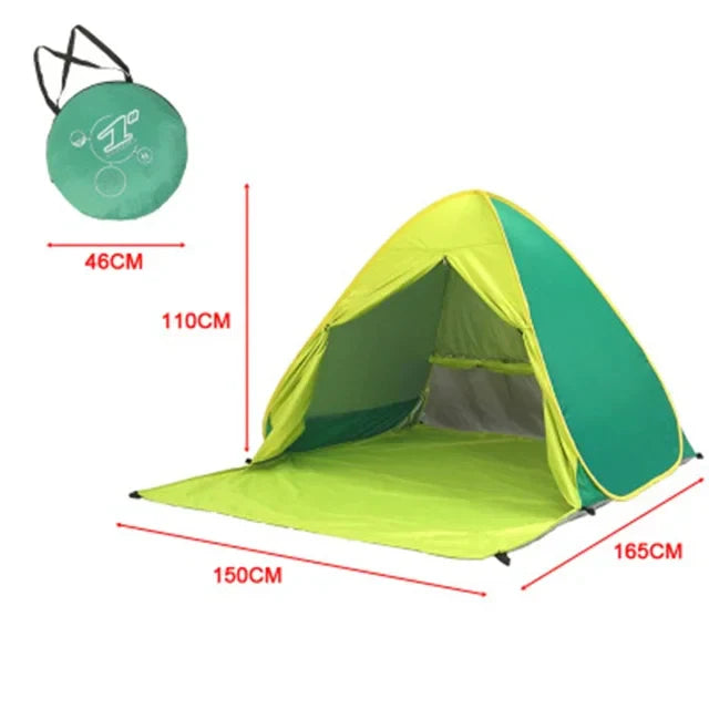 Automatic Pop-Up Ultralight Full Shade Beach Tent - Image 11