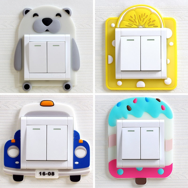 3D Luminous Cartoon Animals Switch Cover - Image 12