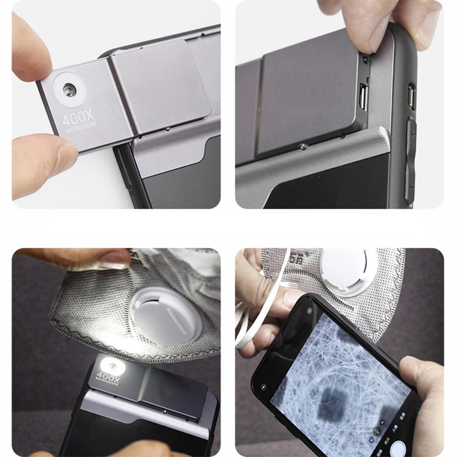 400x Adjustable Expert View Microscope Universal Phone Lens - Image 3