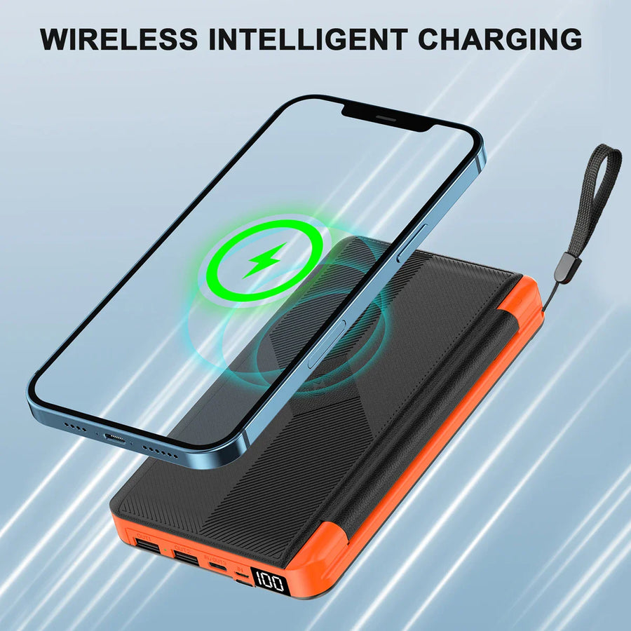 Solar Fast Charging Ultra-Large Capacity Portable Powerbank - Image 3
