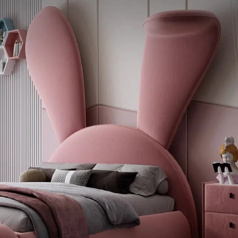 Fancy Pink Rabbit Modern Bed - Image 3
