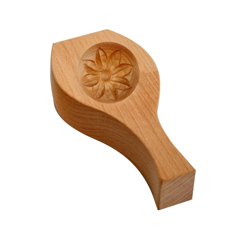 Wooden Moon Dumpling Maker Mold - Image 6
