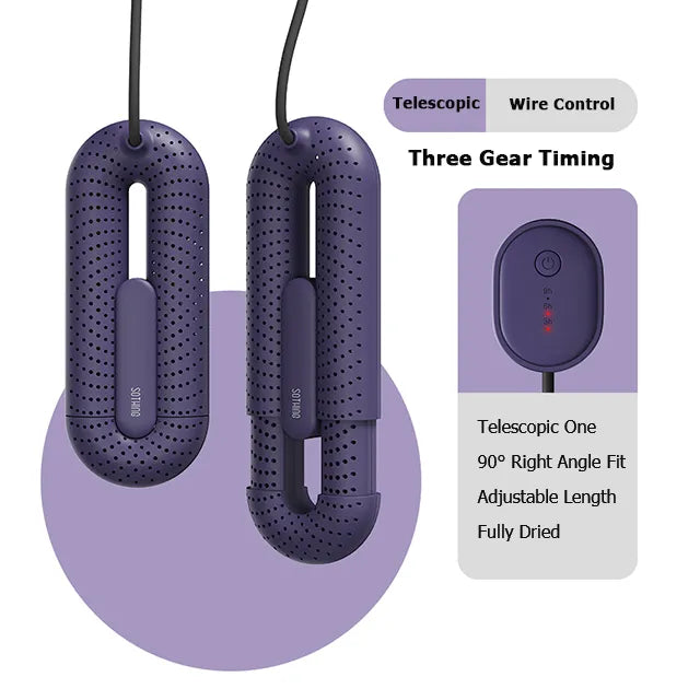Stretchable Portable Electric Sterilization Shoe Dryer - Image 7