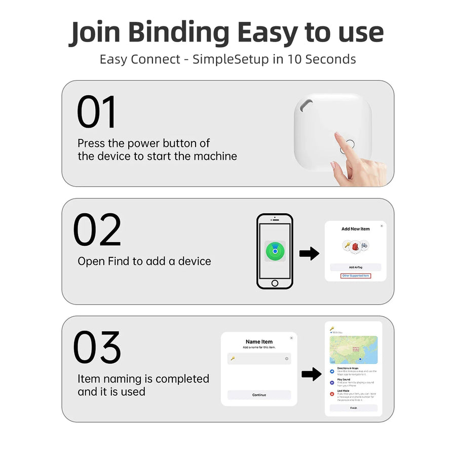 Secure Tag Mini GPS Anti Lost Bluetooth Tracker - Image 2
