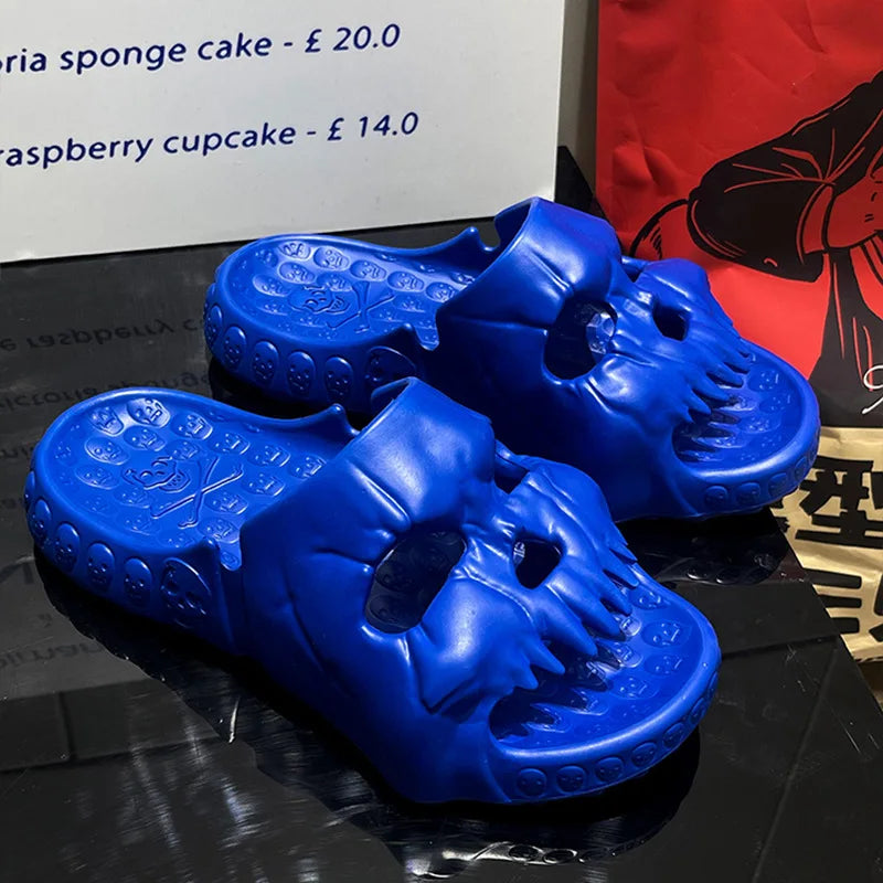 Bone Walk Skull Slide Sandals