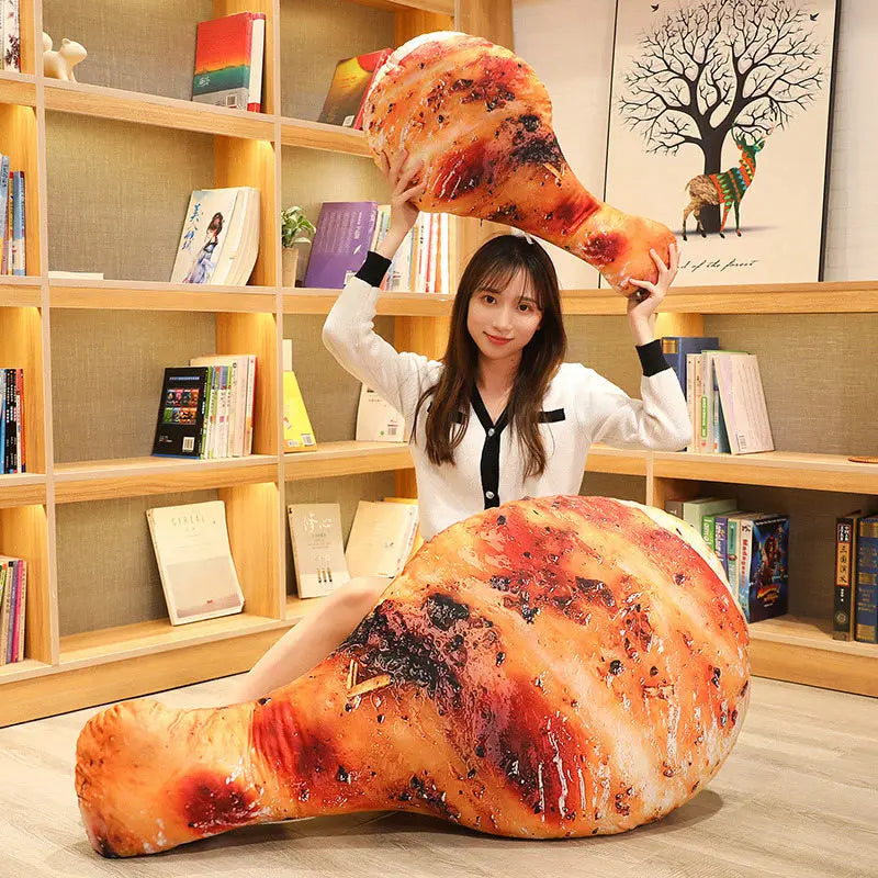 Realistic Food Chicken Leg Plush Toy - Image 6
