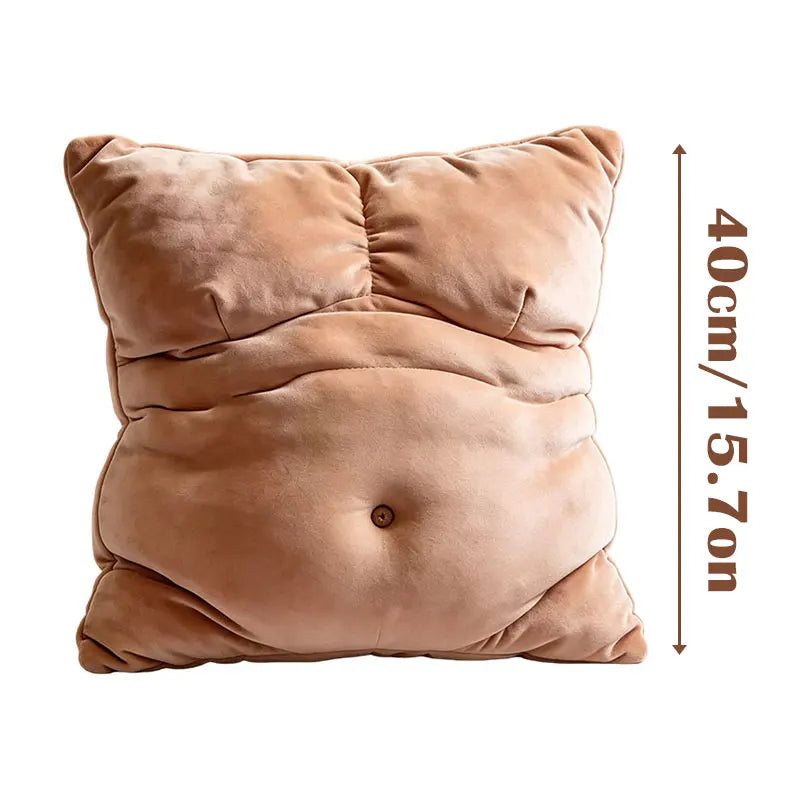 Dad Bod Couch Throw Pillow