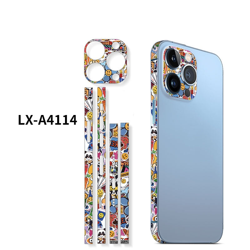 Funny Emojis iPhone Side Sticker - Image 5