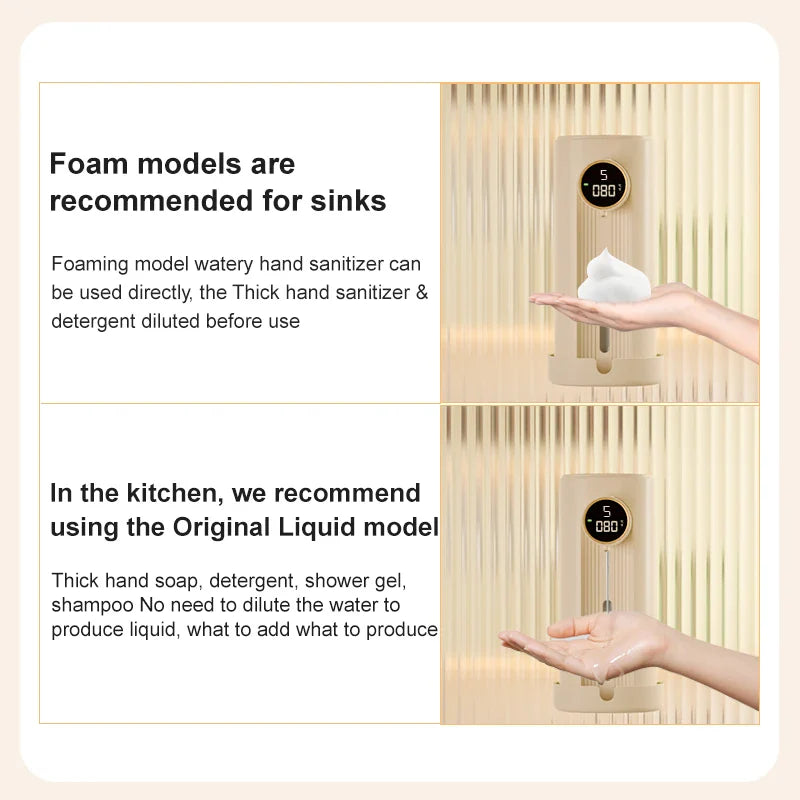 LED Display Motion Sensor Automatic Soap Foam Dispenser - Image 5