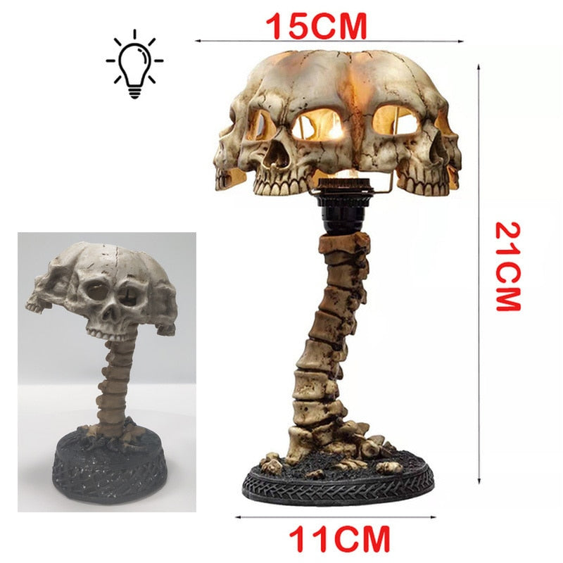 Skeleton Skull Table Lamp - Image 2