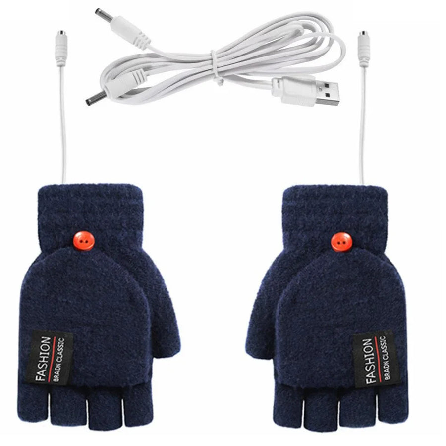 USB Rechargeable Warm Wave Heated Gloves - Image 8