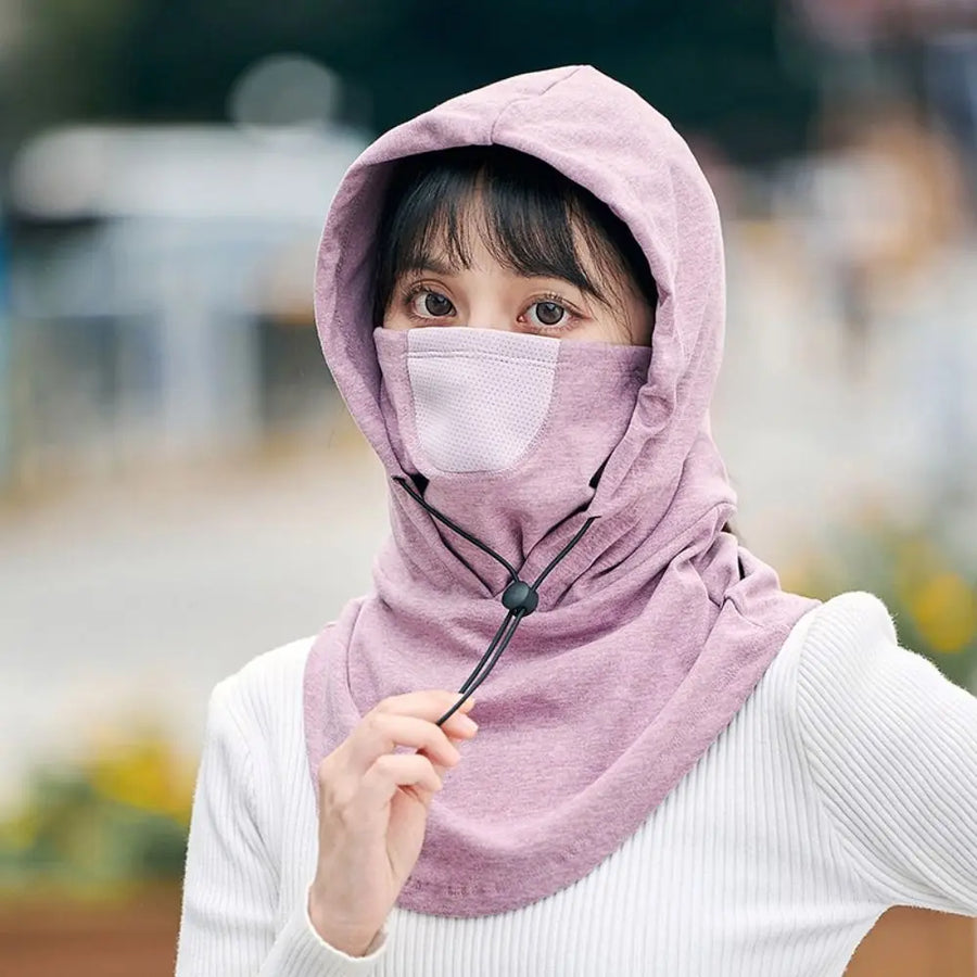 Breathable Sun Shield Ice Silk Face Mask - Image 6