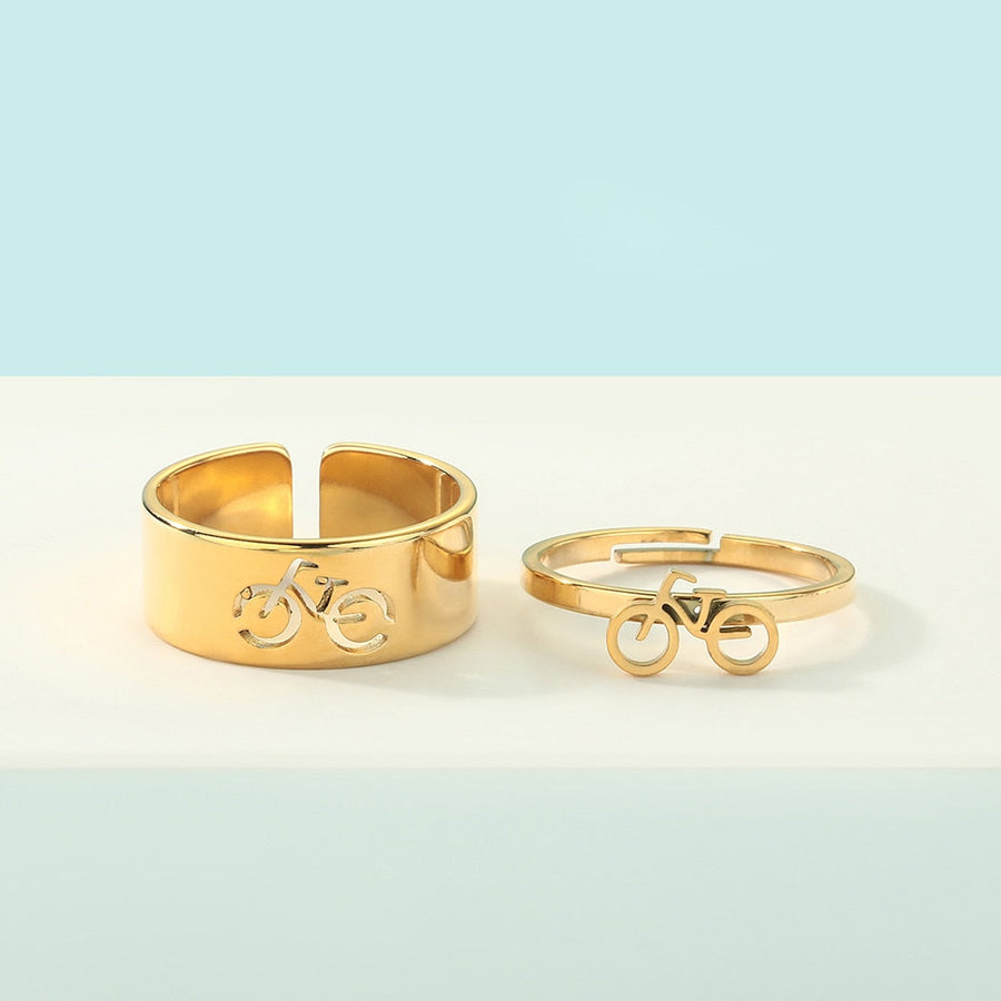 2pcs Together Forever Couple Rings - Image 15