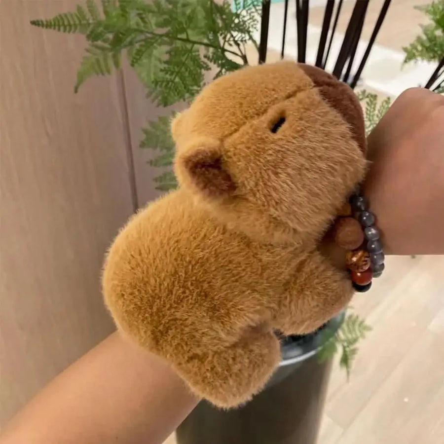 Cuddly Capybara Cozy Wrap Sleeve Plush Band - Image 3