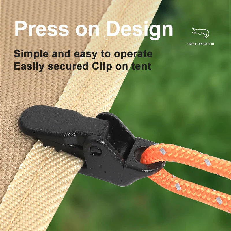 Heavy Duty Tent Anti-Wind Outdoor Hook Clips - Image 2